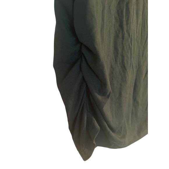 NWT Cider Brand Women's Green Shirred Sleeveless T Shirt Rayon/Spandex Size 4X - Picture 3 of 8